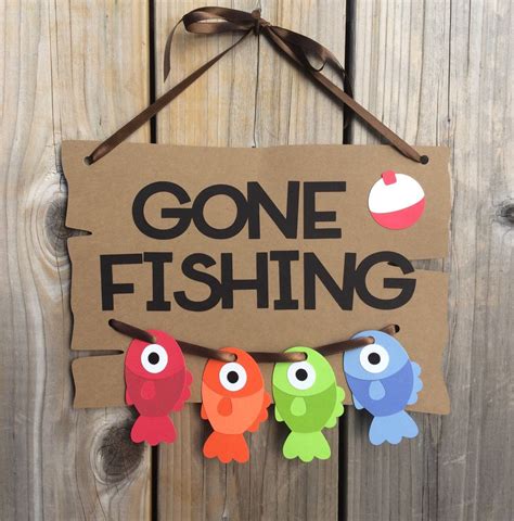 Printable Gone Fishing Sign